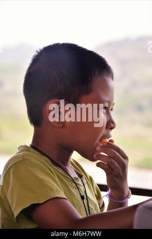 Porträts von Menschen aus Laos Stockfoto