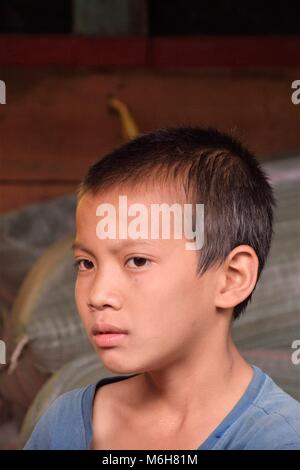 Porträts von Menschen aus Laos Stockfoto