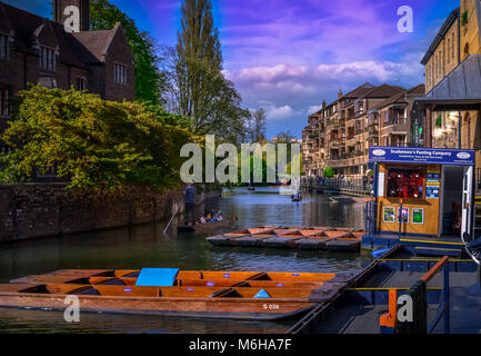 Dinge zu tun, wenn in Cambridge - Definitiv für Stochern, wenn das Wetter gut ist! Stockfoto