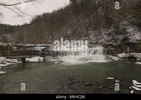 Taughannock Falls State Park, Ithaca NY Stockfoto