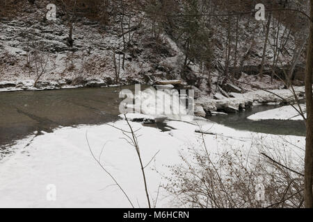 Taughannock Falls State Park, Ithaca NY Stockfoto