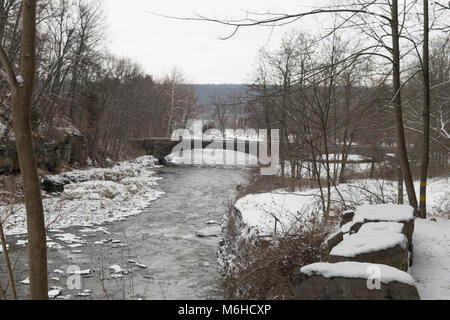 Taughannock Falls State Park, Ithaca NY Stockfoto