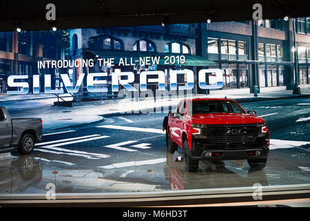 Neue Chevrolet Silverado 2019 - 2018 Chicago Auto Show Stockfoto