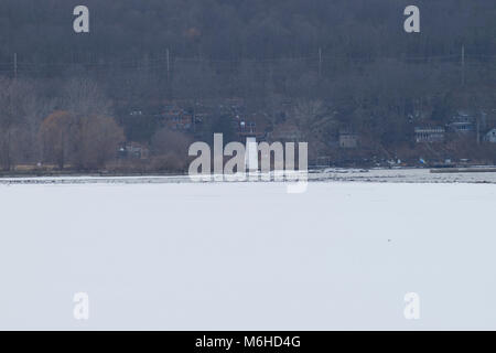 Cayuga Lake Inlet Leuchtturm, Ithaca NY Stockfoto