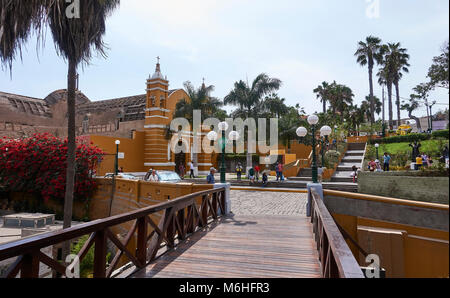 Barranco Künstlerviertel in Lima, Peru Stockfoto