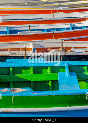 Angedockt Fischerboote auf der Insel Ischia, Italien Stockfoto