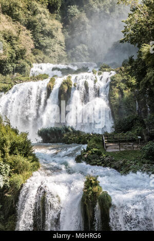 Anzeigen eines bestimmten der Marmore, Terni, Umbrien, Italien Stockfoto