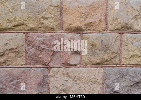 Brick Wall close-up. Verwitterte Steine. Schuß in Stockholm, Schweden. Stockfoto