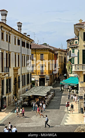 Eine Straße in Verona Stockfoto