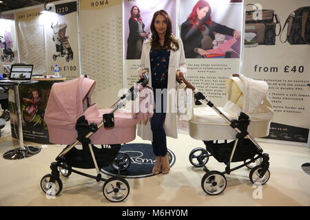 Das BABY SHOW LONDON 2018 Stockfoto