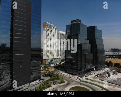 Santa Fe ist eine der wichtigsten Geschäftsviertel von Mexico City, im Westen der Stadt befindet sich in der delegaciones Stockfoto