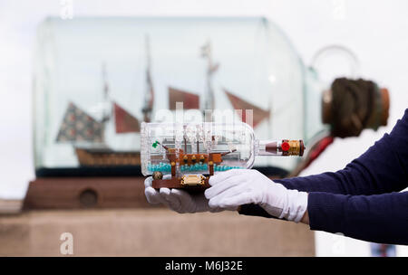 Neue Lego Ideen Schiff In Der Flasche Neben Größte Schiff