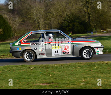 Jimmy McRae, Vauxhall Chevette HSR, Rennen, Retro, Rallye, Sonntag 25 Februar, 2018, retro, Nostalgie, Motorsport, Autos, Fahrzeuge, racing, classic Stockfoto