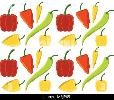 Mexikanische Küche Küche nahtlose Muster Vector Illustration graphic design Stock Vektor