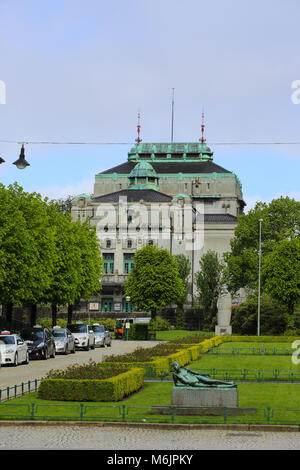 Den Nationale Scene, Nationaltheater von Bergen. Stockfoto