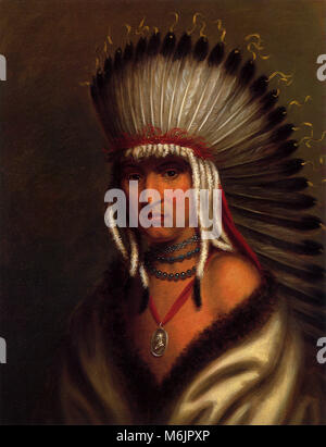 Petalesharro (großzügige Chief), Pawnee 1822, König, Charles Bird, 1822. Stockfoto