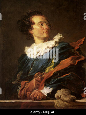 Gute Figur, Portrait des Abbe de Saint-Non, Fragonard, Jean Honore, 1780. Stockfoto