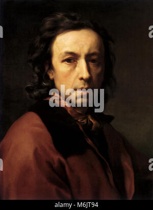 Selbstportrait von Anton Raphael Mengs, MENGS, Anton Rafael, 1779. Stockfoto