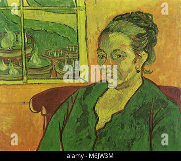 Porträt der Madame Augustine Roulin, Van Gogh, Vincent Willem, 1888. Stockfoto