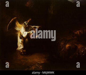 Die Vision von Daniel am Ufer des Flusses Ulai, Rembrandt, Harmensz van Rijn, 1640. Stockfoto