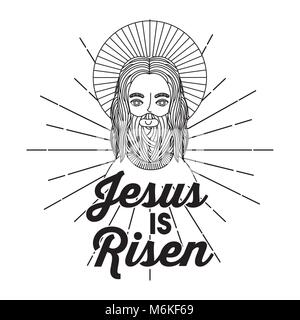 Jesus Katholizismus religion Karte Stock Vektor