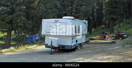 Slough Creek Campground. Stockfoto