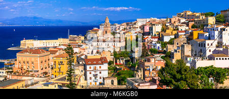 Beeindruckende Gaeta Stadt, panramic, Latium, Italien. Stockfoto