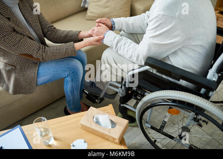 Supportive Therapie Stockfoto