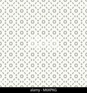 Nahtlose Muster. Abstrakte klein strukturierten Hintergrund. Moderne stilvolle Textur. Regelmäßig sich wiederholende geometrische chaotischen Ornament mit Raute und Ecke Stock Vektor