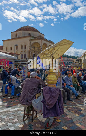 Monastiraki Platz Stockfoto
