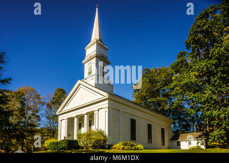 Erste Gemeindekirche von Shelburne Shelburne, Massachusetts, USA Stockfoto