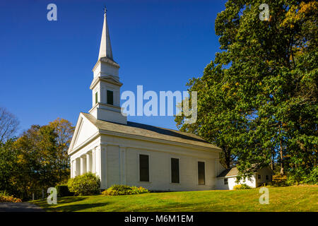 Erste Gemeindekirche von Shelburne Shelburne, Massachusetts, USA Stockfoto