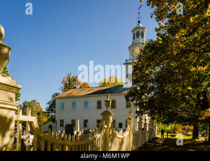 Erste Gemeindekirche von Bennington Bennington, Vermont, USA Stockfoto