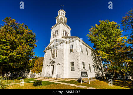 Erste Gemeindekirche von Bennington Bennington, Vermont, USA Stockfoto