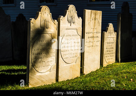 Erste Gemeindekirche von Bennington Bennington, Vermont, USA Stockfoto