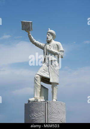 Statue von Ferdowsi, antiken persischen Dichter an den Tus, Razavi Khorasan Provinz, Iran Stockfoto
