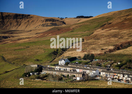 Cwmparc im Rhondda Fawr Valley South Wales UK Stockfoto