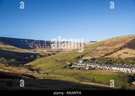 Cwmparc im Rhondda Fawr Valley South Wales UK Stockfoto