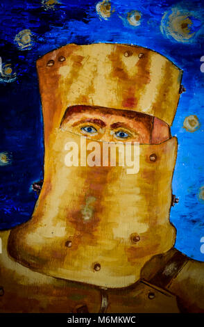 Portrait von Ned Kelly Vincent Stil Stockfoto