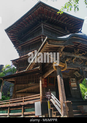 Aizu Sazaedo in. Aizu Wakamatsu. Fukushima (Japan) Stockfoto