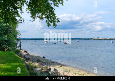 Seashore in Rewa Village, Bayof Puck, Provinz Pommern, Polen, Europa. Stockfoto