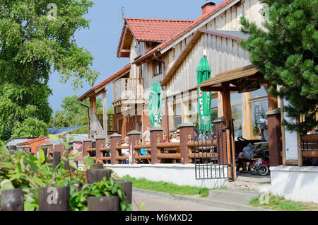 Rewa, Resort Village an der Bucht von Puck Ufer. Provinz Pommern, Polen, Europa. Stockfoto