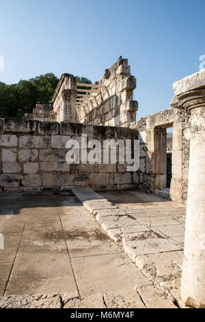 Israel, See Genezareth, die Ruinen von Kapernaum. Stockfoto