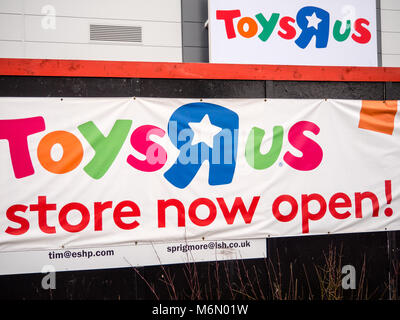 Neue Toys R Us Store, in Reading, Berkshire, England. Stockfoto