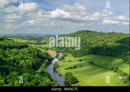 Blick von Yat Rock Symonds Yat Hereford & Worcester England Stockfoto