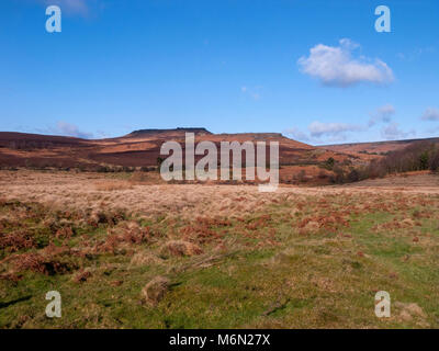 Higger Tor und Carl Wark Hillfort, Peak District National Park Stockfoto