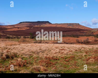 Higger Tor und Carl Wark Hillfort, Peak District National Park Stockfoto