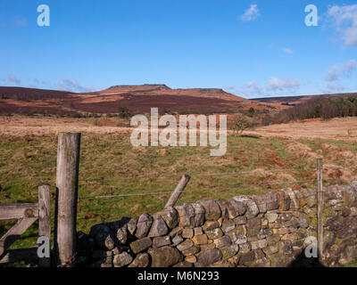 Higger Tor und Carl Wark Hillfort, Peak District National Park Stockfoto