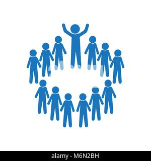 Tagung Business Icon, Symbol Vektor illustration Stock Vektor