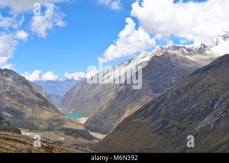 Punta Union in der Cordillera Blanca, Peru Stockfoto